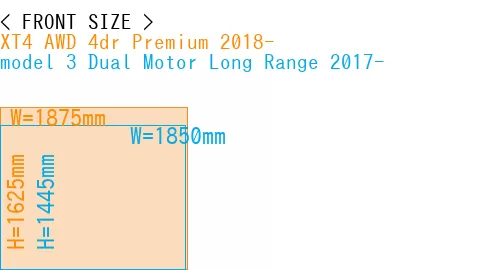 #XT4 AWD 4dr Premium 2018- + model 3 Dual Motor Long Range 2017-